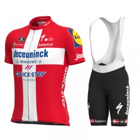Combinaison Cycliste + Cuissard à Bretelles 2021 Deceuninck–Quick-Step N007